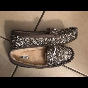 Sparkly moccasins OLD NAVY